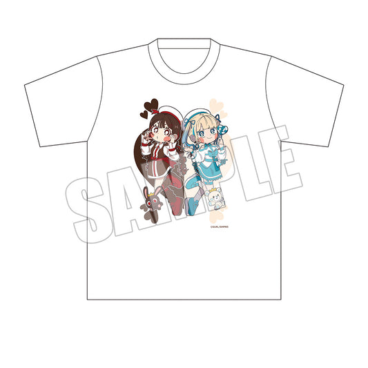 【Gurin.】Tシャツ〈Valentin＆White Day Girls〉ホワイト